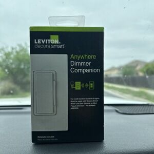 Leviton Decora Anywhere Dimmer Companion Wall Switch R02-DAWDC-1RW White